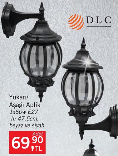 Dlc Yukarı/Aşağı Aplik h:47,5cm image