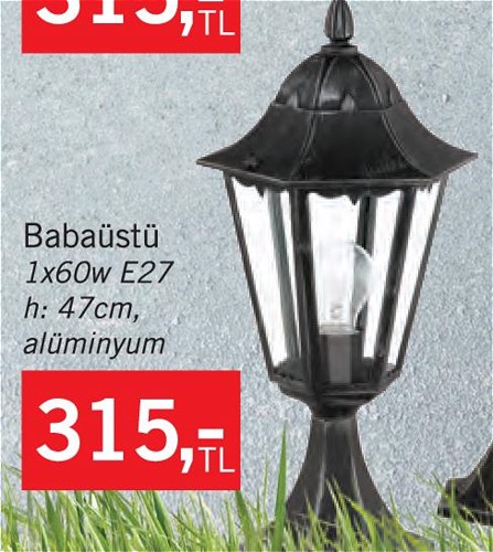 Eglo Navedo Babaüstü 1x60w h: 47cm image