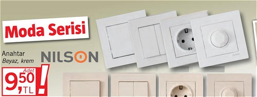 Nilson Moda Serisi Anahtar Beyaz, Krem image
