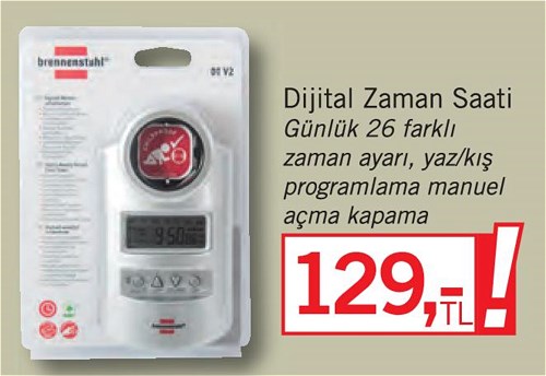 Brennenstuhl Dijital Zaman Saati image