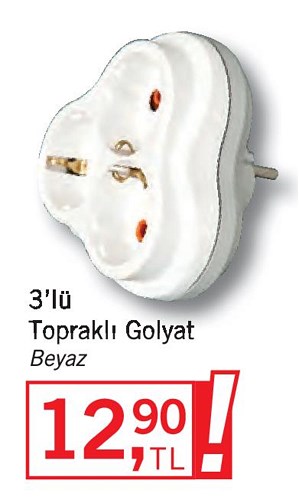 3'lü Topraklı Golyat Beyaz image