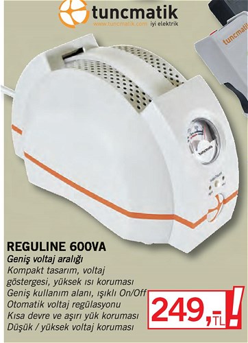 Tunçmatik Reguline 600VA Geniş Voltaj Aralığı image