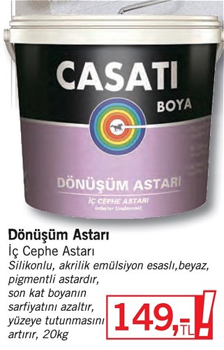 Casati Boya Dönüşüm Astarı İç Cephe Astarı 20kg image