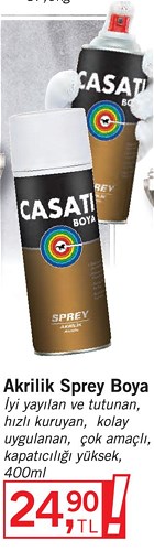 Casati Boya Akrilik Sprey Boya 400ml image