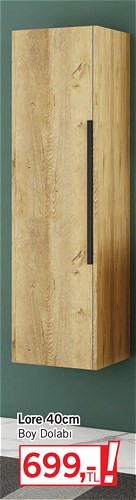 Cresta Lore 40cm Boy Dolabı image