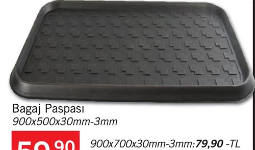 Bagaj Paspası 900x700x30mm-3mm image