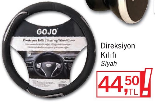 Gojo Direksiyon Kılıfı Siyah image