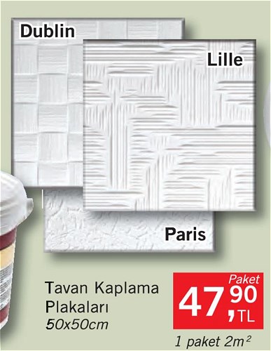Tavan Kaplama Plakaları 50x50 cm image