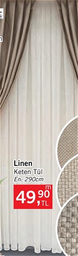 Elegance Linen Keten tül m image