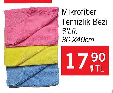 Cleanpex Mikrofiber Temizlik Bezi 3'lü 30x40 cm image