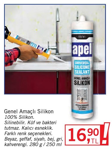 Genel Amaçlı Silikon 280 g/250 ml image