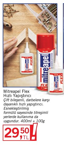 Apel Mitreapel Flex Hızlı Yapıştırıcı 400ml+100 g image