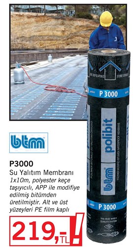 Btm P300 Su Yalıtım Membranı image