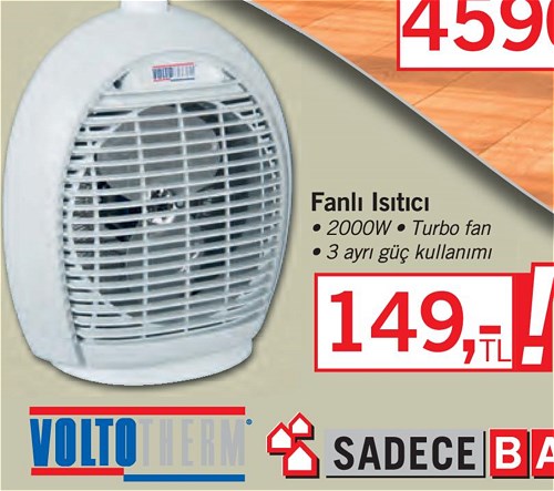 Voltotherm Fanlı Isıtıcı 2000W image