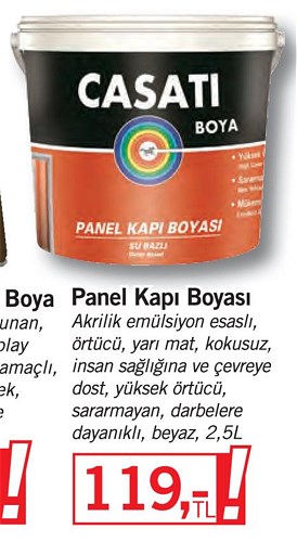 Panel Kapı Boyası 2,5L image