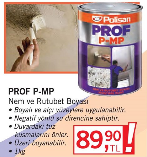 Prof P-MP Nem ve Rutubet Boyası 1kg image