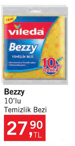 Vileda Bezzy 10'lu Temizlik Bezi image