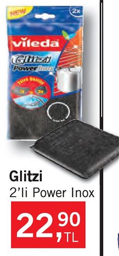 Vileda Glitzi 2'li Power Inox image