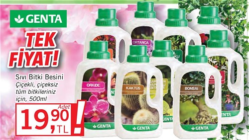 Genta Sıvı Bitki Besini 500 ml image