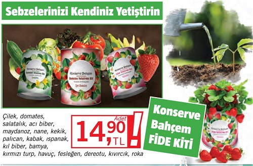 Konserve Bahçem Fide Kiti Çeşitleri image