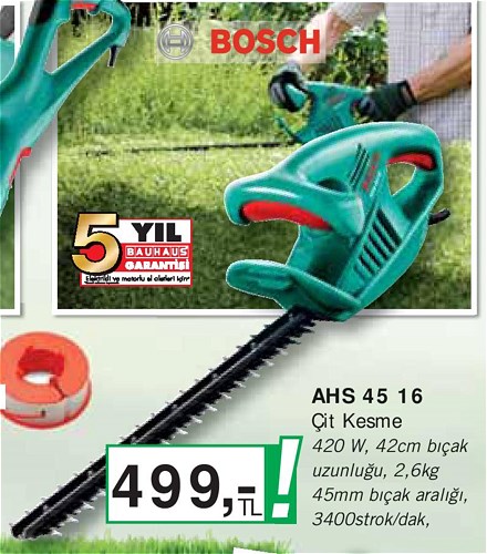 Bosch Ahs 45 16 Cit Kesme 420 W Indirimde Market