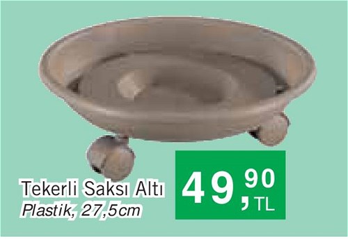 Tekerli Saksı Altı 27,5 cm image