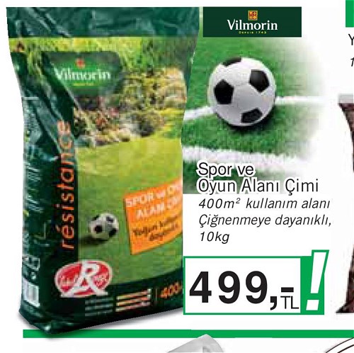 Vilmorin Spor ve Oyun Alanı Çimi 10 kg image