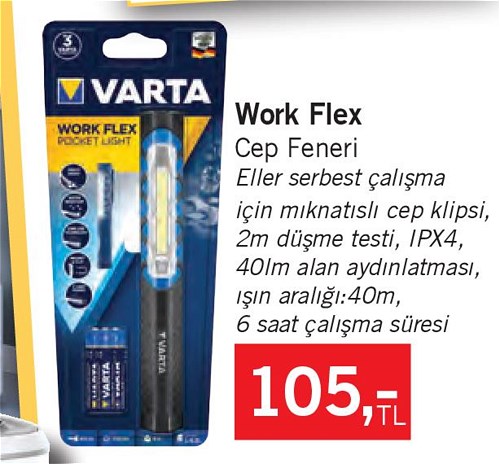 Varta Work Flex Cep Feneri image