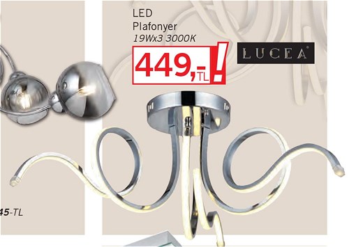 Lucea Vance Serisi Led Plafonyer 19 Wx3 image