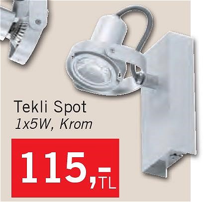 Eglo Novorio Led Tekli Spot 1x5 W image