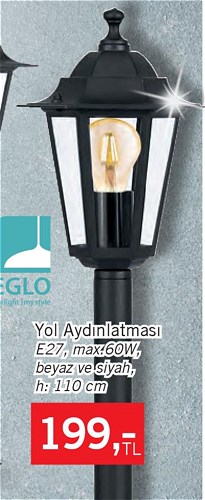 Eglo Laterna Serisi  Yol Aydınlatması 60 W image