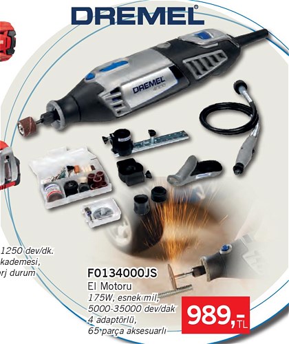 Dremel F0134000JS El Motoru 175 W 65 Parça image