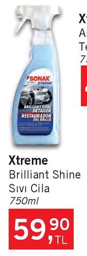 Sonax Xtreme Brilliant Shine Sıvı Cila 750 ml image