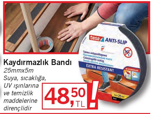 Kaydırmazlık Bandı 25 mmx5 m image