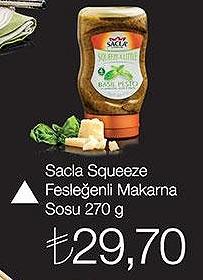 Sacla Squeeze Fesleğenli Makarna Sosu 270 G image