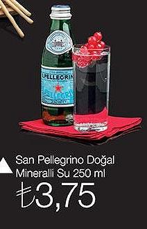 San Pellegrino Doğal Mineralli Su 250 Ml image