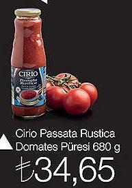 Cirio Passata Rustica Domates Püresi 680 G image