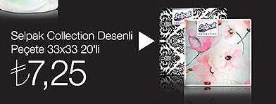 Selpak Collection Desenli Peçete 33x33 20'li image
