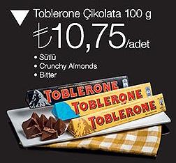 Toblerone Çikolata 100 G image