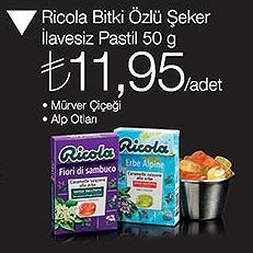 Ricola Bitki Özlü Şeker İlavesiz Pastil 50 G image