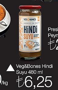 Veg&bones Hindi Suyu 480 Ml image