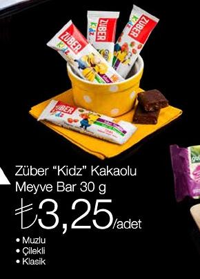 Züber Kids Kakaolu Meyve Bar 30g image