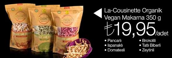 La-cousinette Organik Vegan Makarna 350 G image