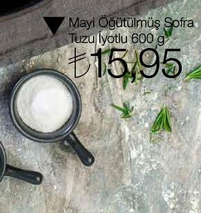 Mayi Öğütülmüş Sofra Tuzu İyotlu 600g image