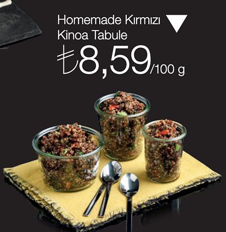 Homemade Kırmızı Kinoa Tabule 100 Gr image