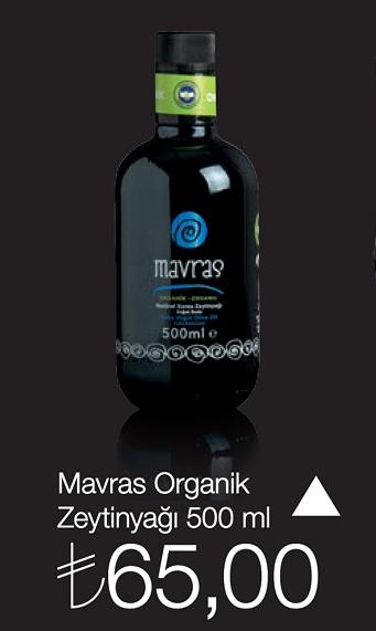 Mavras Organik Zeytinyağı 500 Ml image