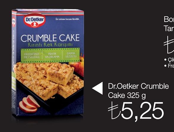 Dr.oetker Crumble Cake 325 G image