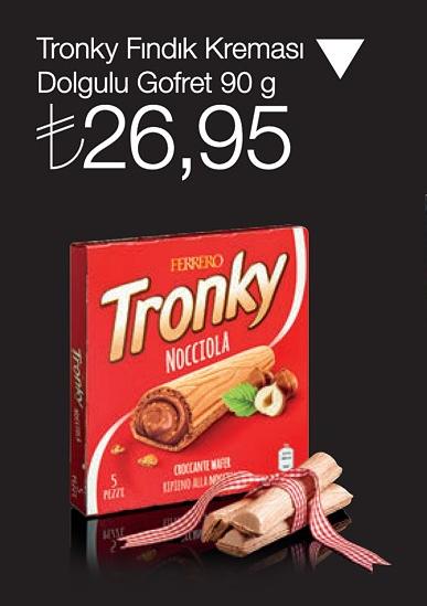 Tronky Findık Kreması Dolgulu Gofret 90 G image