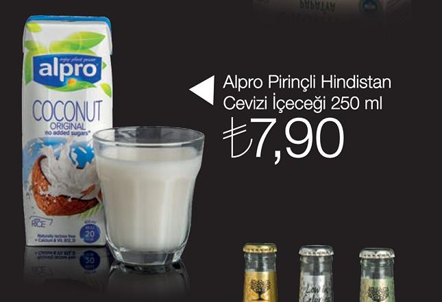 Alpro Pirinçli Hindistan Cevizi İçeceği 250 Ml image