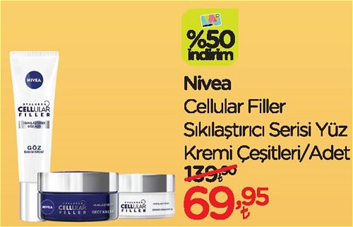 Nivea Cellular Filler Sıkılaştırıcı Serisi Yüz Kremi Çeşitleri/Adet image